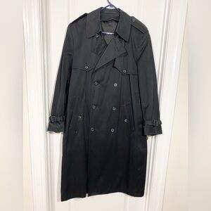 Y2K Stratojac Trench Coat Black Men’s 38R (M)